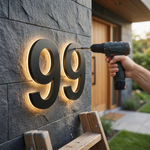 Personalized LED Address Numbers for Easy Visibility