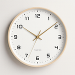 Silent Wood Wall Clock for Peaceful Spaces