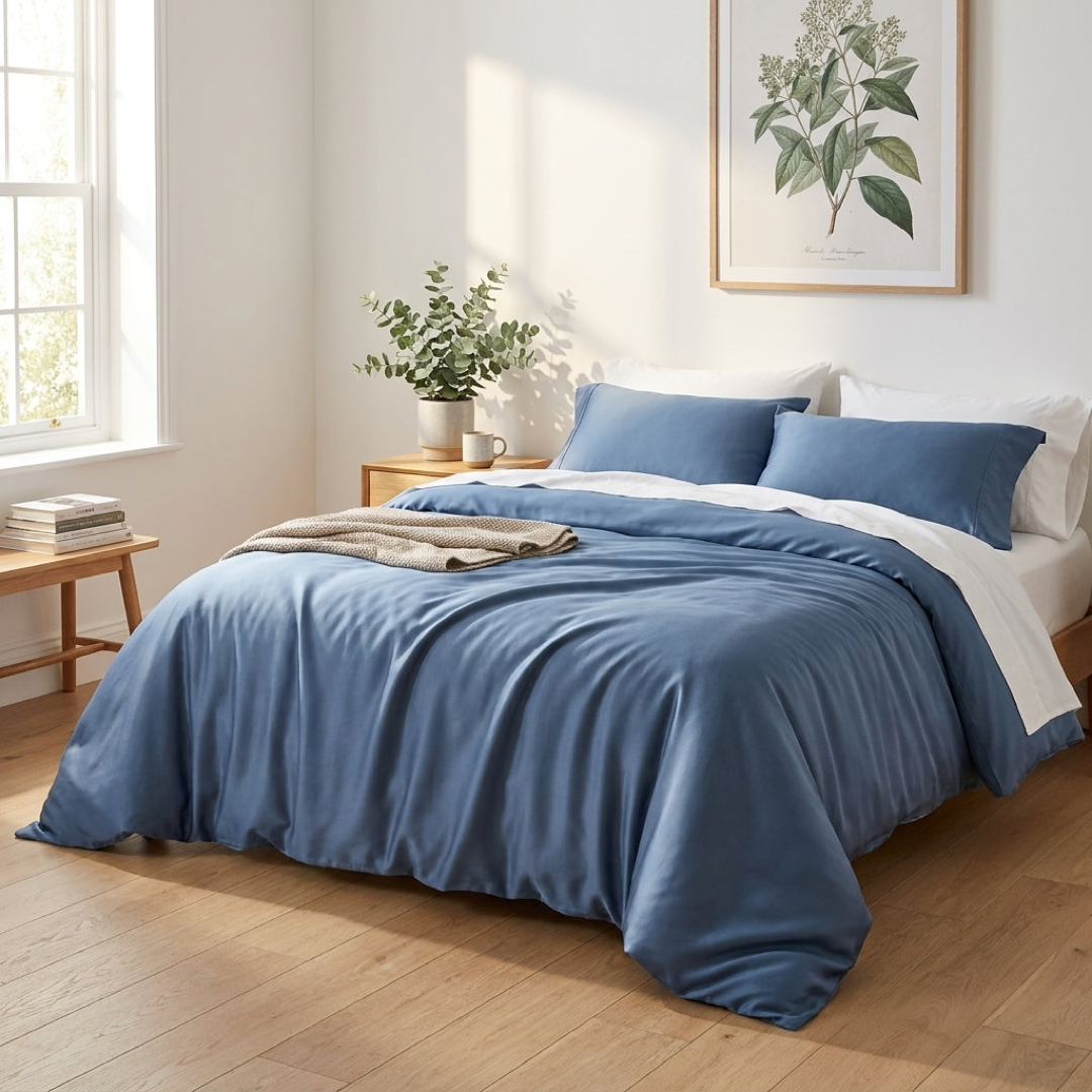 Cooling Lyocell Duvet Cover for Restful Sleep