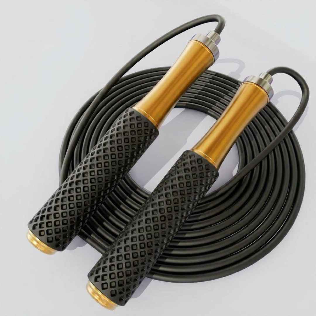 Adjustable Weighted Jump Rope for Smoother Cardio