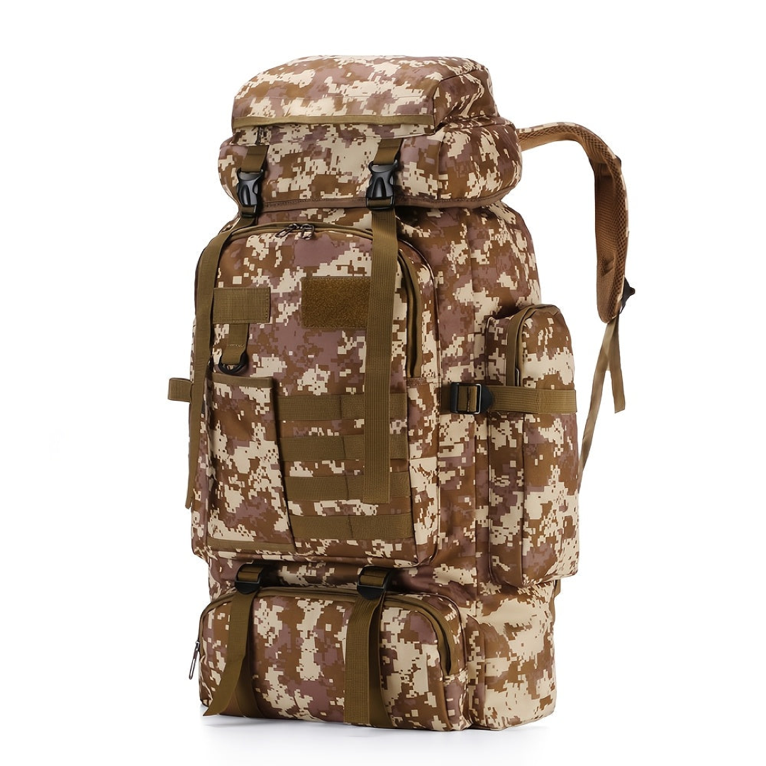 80L Tactical Rucksack for Organized Expeditions