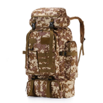 80L Tactical Rucksack for Organized Expeditions