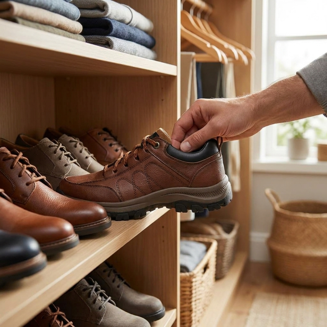 Men’s Leather Casual Shoes for Lasting Comfort