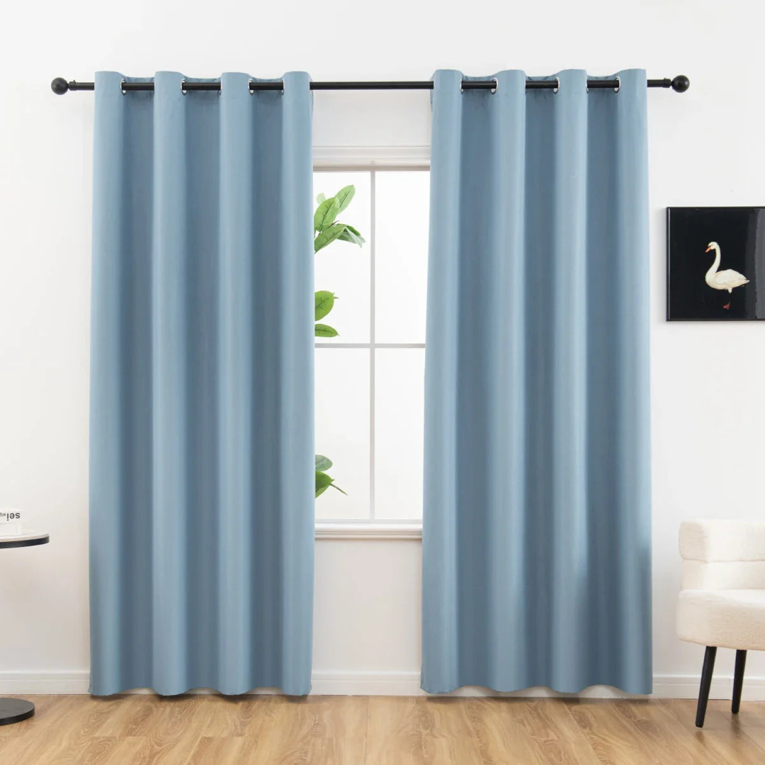 Grommet Blackout Curtains for Restful Rooms