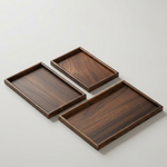 Hardwood Carry Tray for Spill-Free Serving