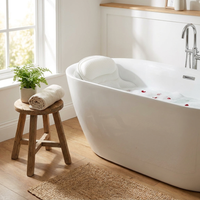 Contoured Bath Cushion for Head and Neck Support