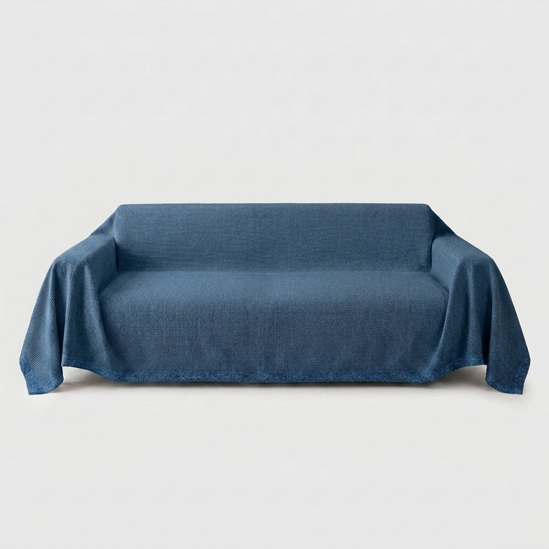 Stay-Put Sofa Cover for a Neater Living Room