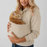 Pet Pocket Hoodie for Hands-Free Cuddles