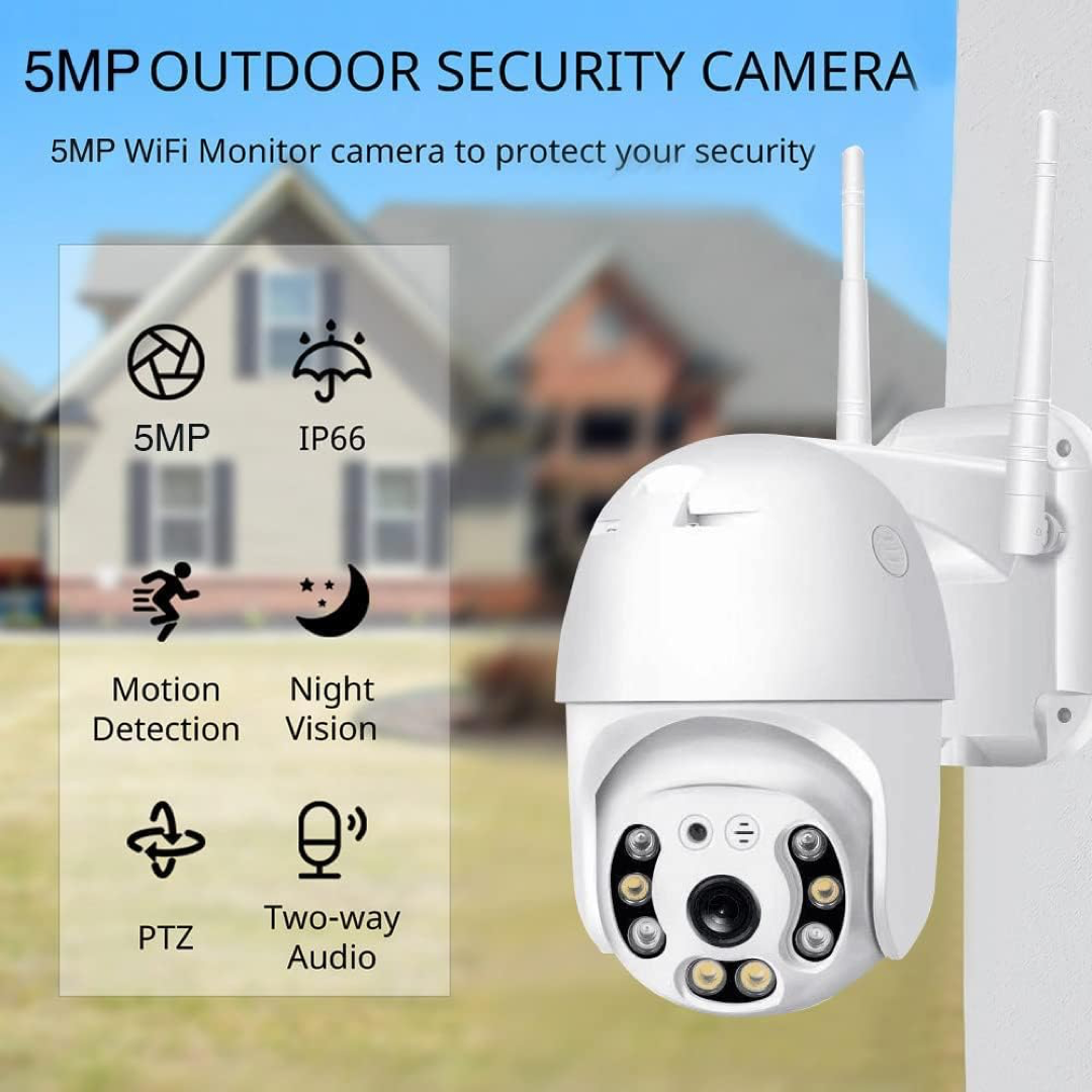 Outdoor Dome Security Camera – No Blind Spots