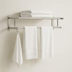 Stainless Steel Towel Rack for Tidy Bathrooms