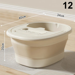 Foldaway Foot Soaking Tub With Massage Rollers