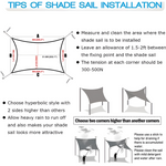 Waterproof Patio Shade for Sun and Light Rain