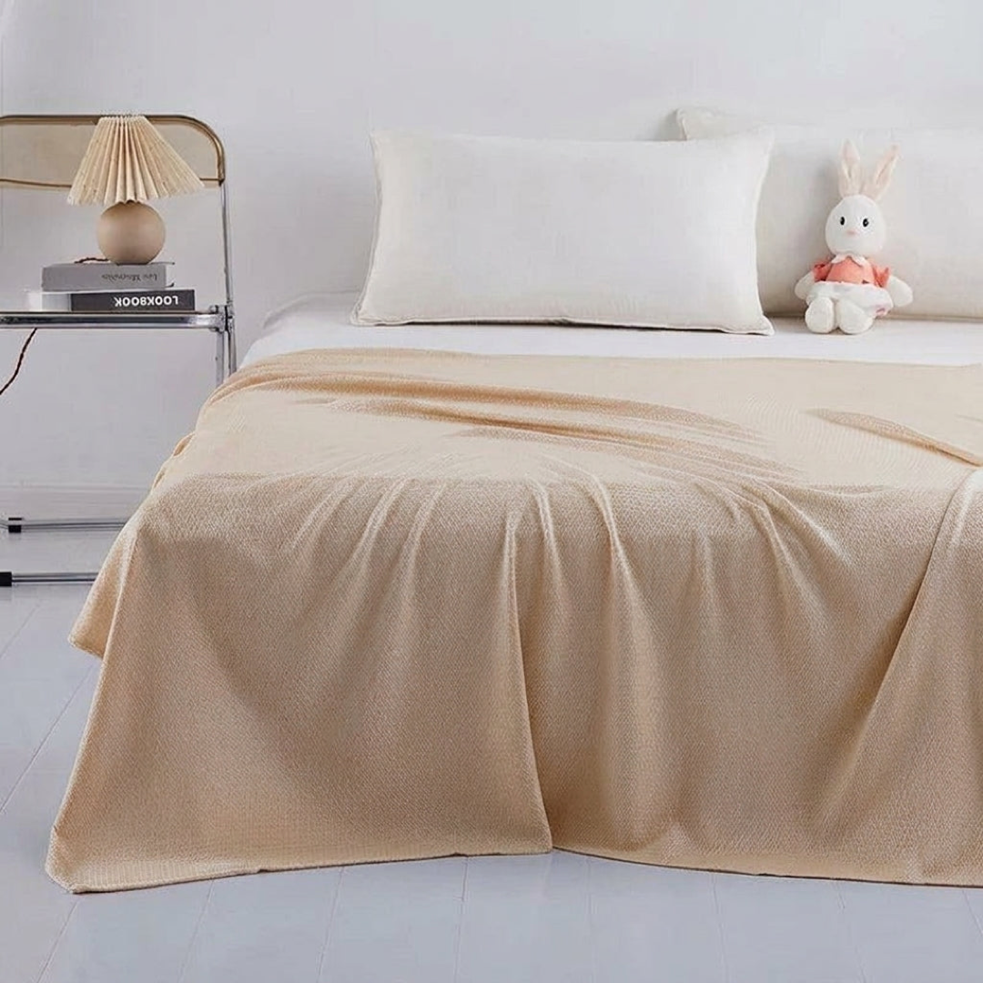 Bamboo Summer Blanket for Cooler Sleep