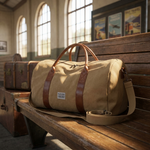 Vintage Canvas Weekender – Organized Travel Made Easy