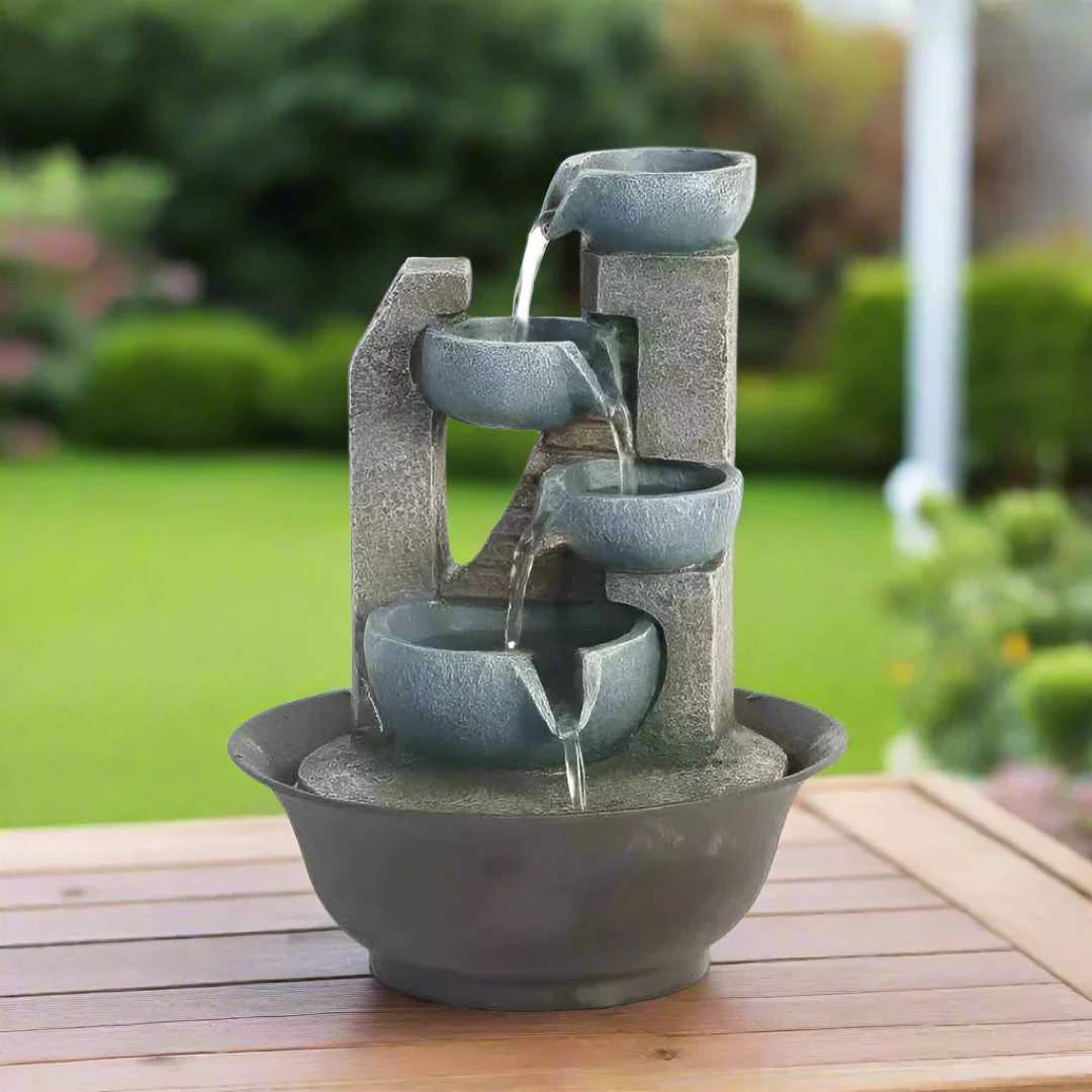 Sculptural Tabletop Fountain for Everyday Calm