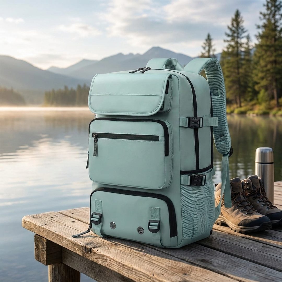 Waterproof Travel Backpack – Organized USB Access