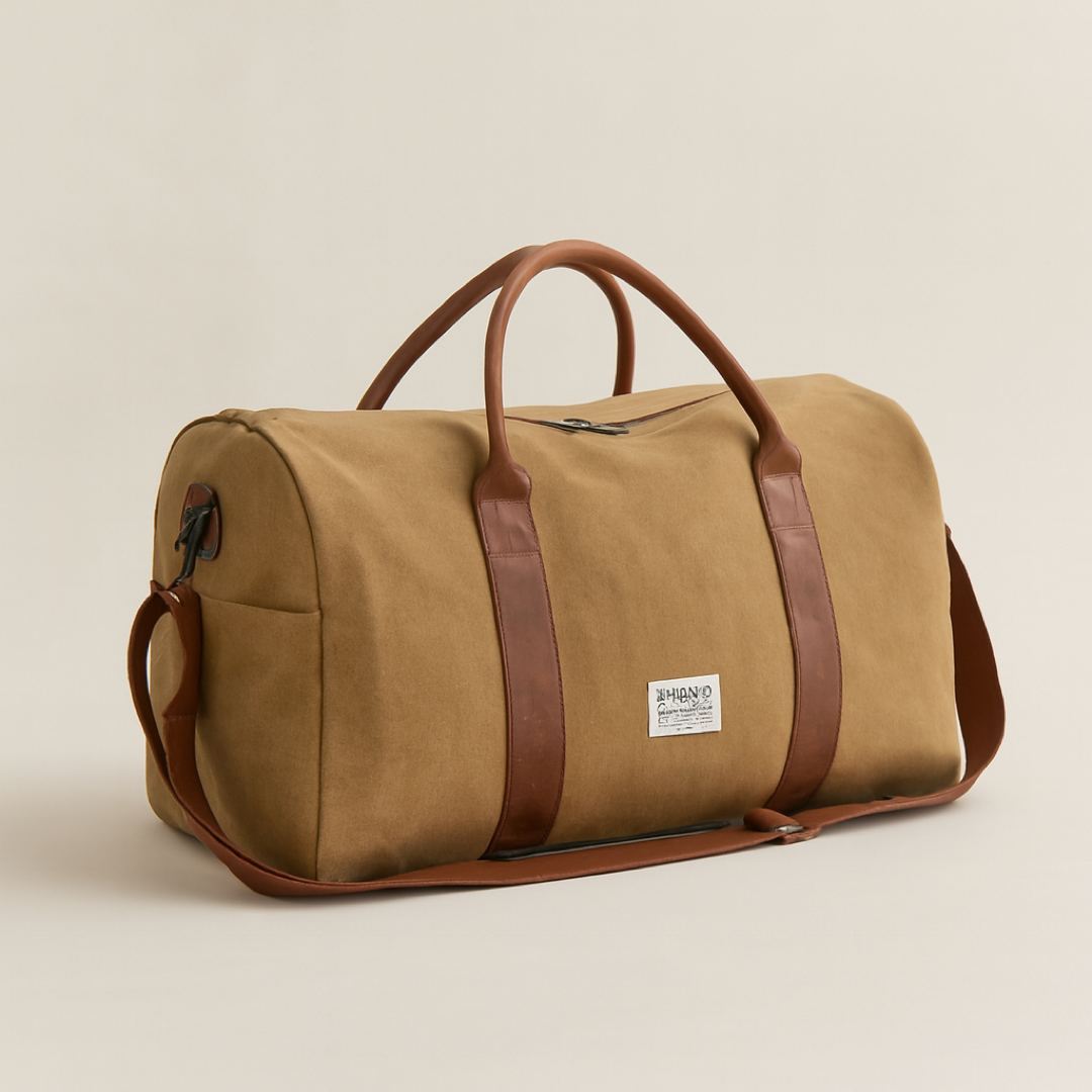 Vintage Canvas Weekender – Organized Travel Made Easy