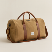 Vintage Canvas Weekender – Organized Travel Made Easy