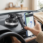 360° Suction Car Phone Mount for Safer Driving