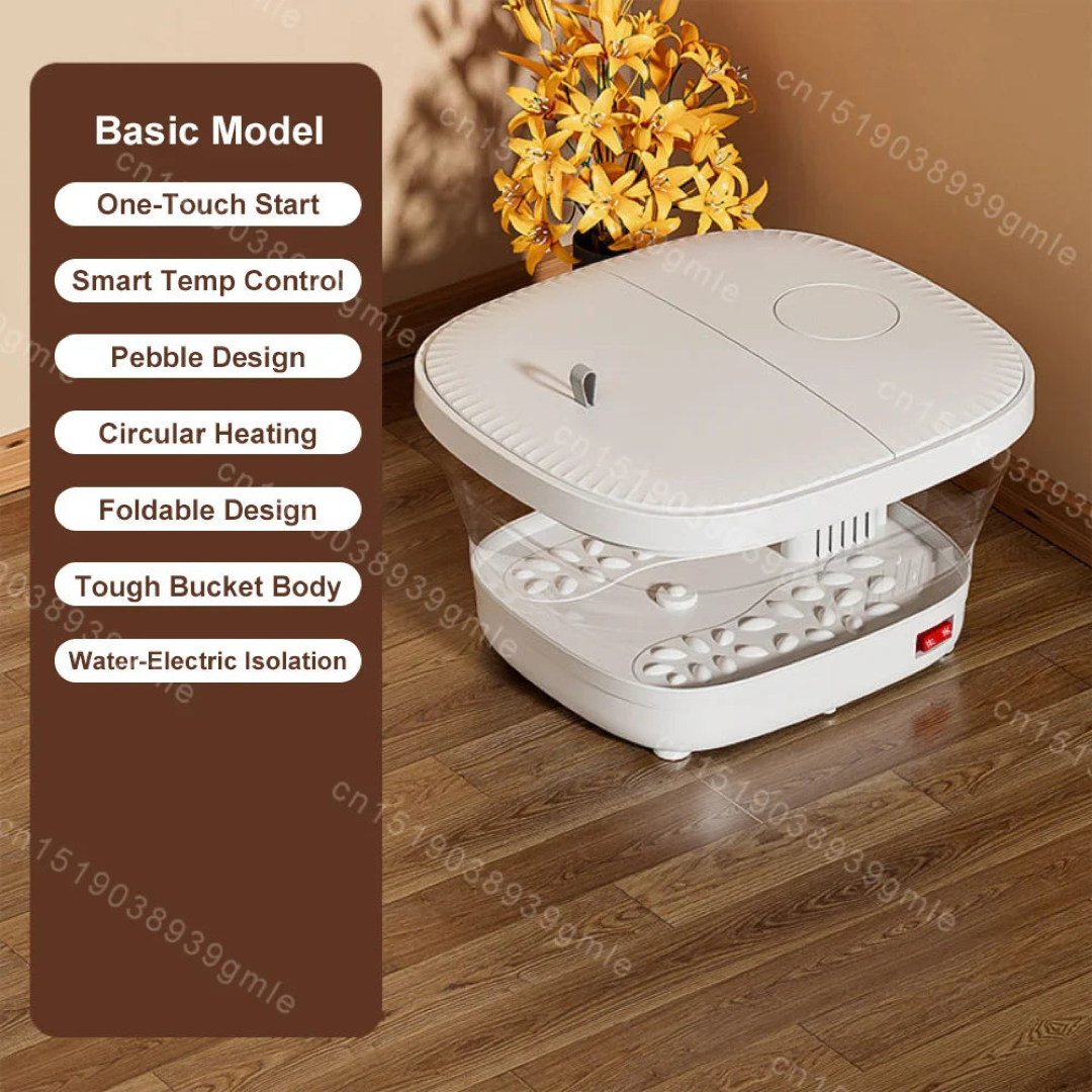 Collapsible Foot Spa for Warm Massage Relief