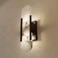 Sculpted Marble Sconce for Soft Ambient Light