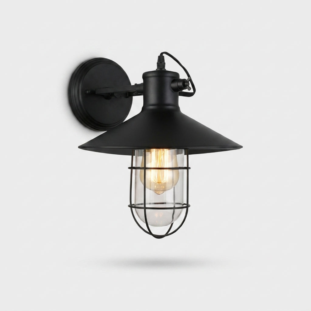 Vintage Glass Wall Sconce for Brighter Spaces