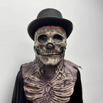 Exposed Brain Skull Mask for Instant Horror