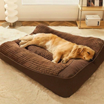 Large Supportive Dog Bed with Washable Cover