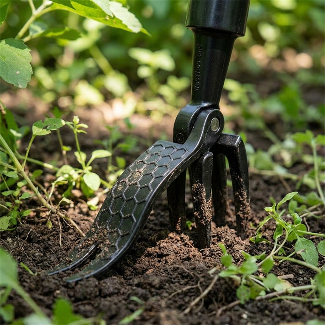 Upright Root Weed Puller for Back-Friendly Gardening
