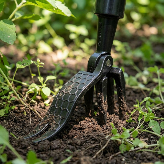 Upright Root Weed Puller for Back-Friendly Gardening