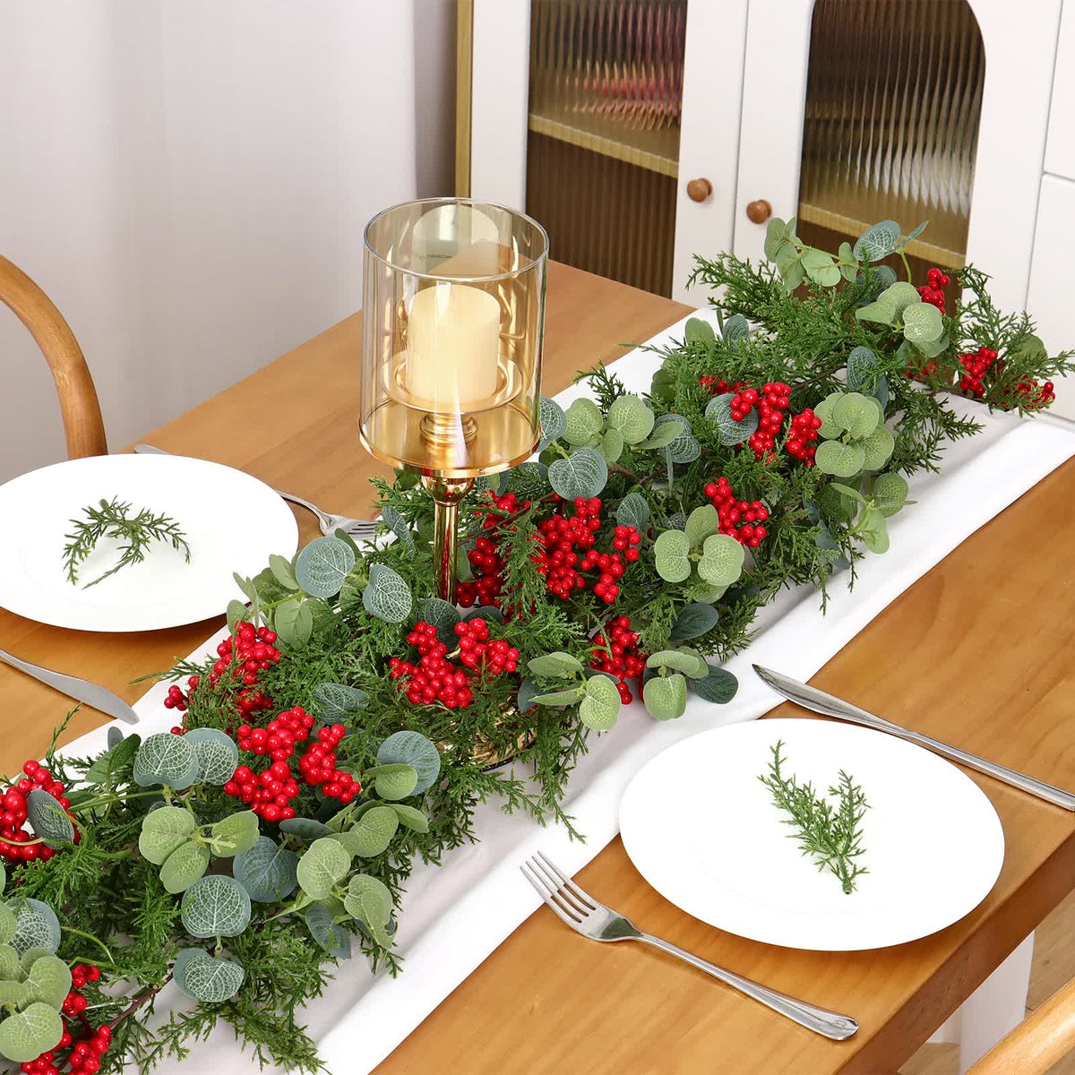 Faux Pine Christmas Ornament For Festive Charm