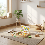 Dual-Surface Kids' Art Table for Creative Focus