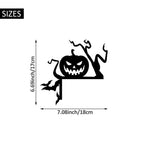 Halloween Pumpkin Door Corner Decoration