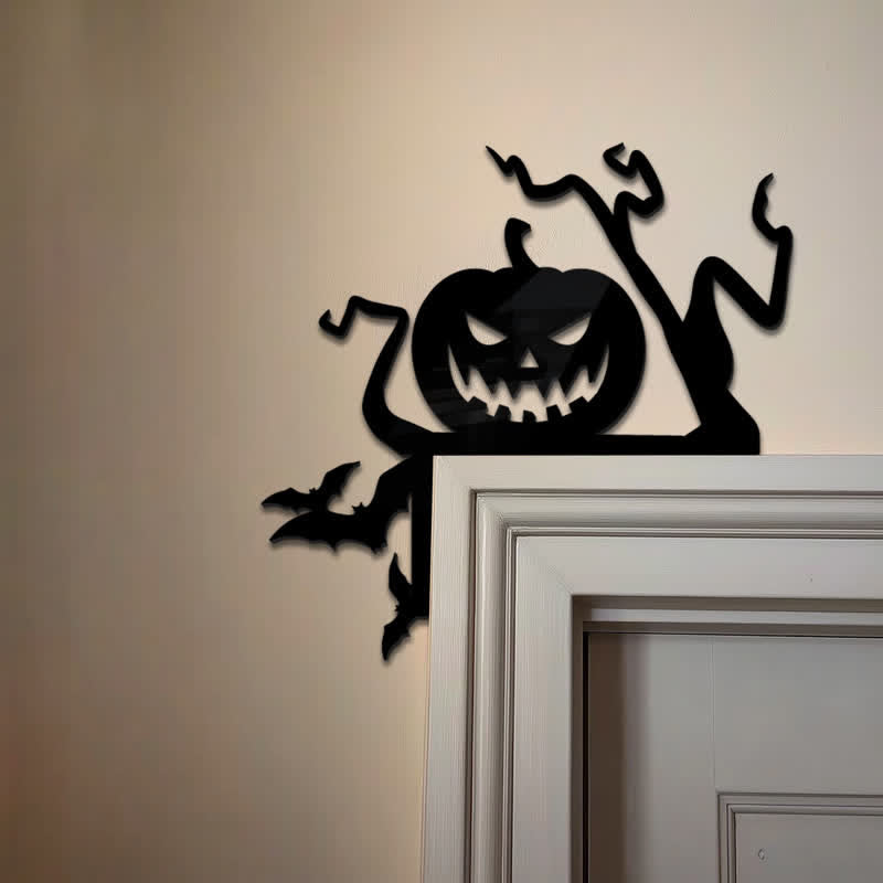 Halloween Pumpkin Door Corner Decoration