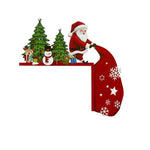 Santa Christmas Tree Door Corner Decoration