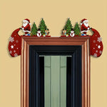 Santa Christmas Tree Door Corner Decoration