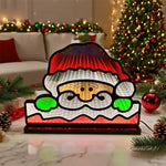3D Santa Face Night Lamp For Festive Glow