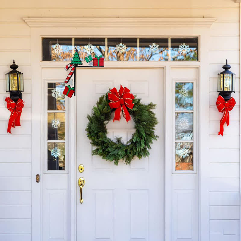 Christmas Door Frame Decor For Festive Entryways