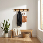 Adjustable Hook Coat Rack for Tidy Entryways
