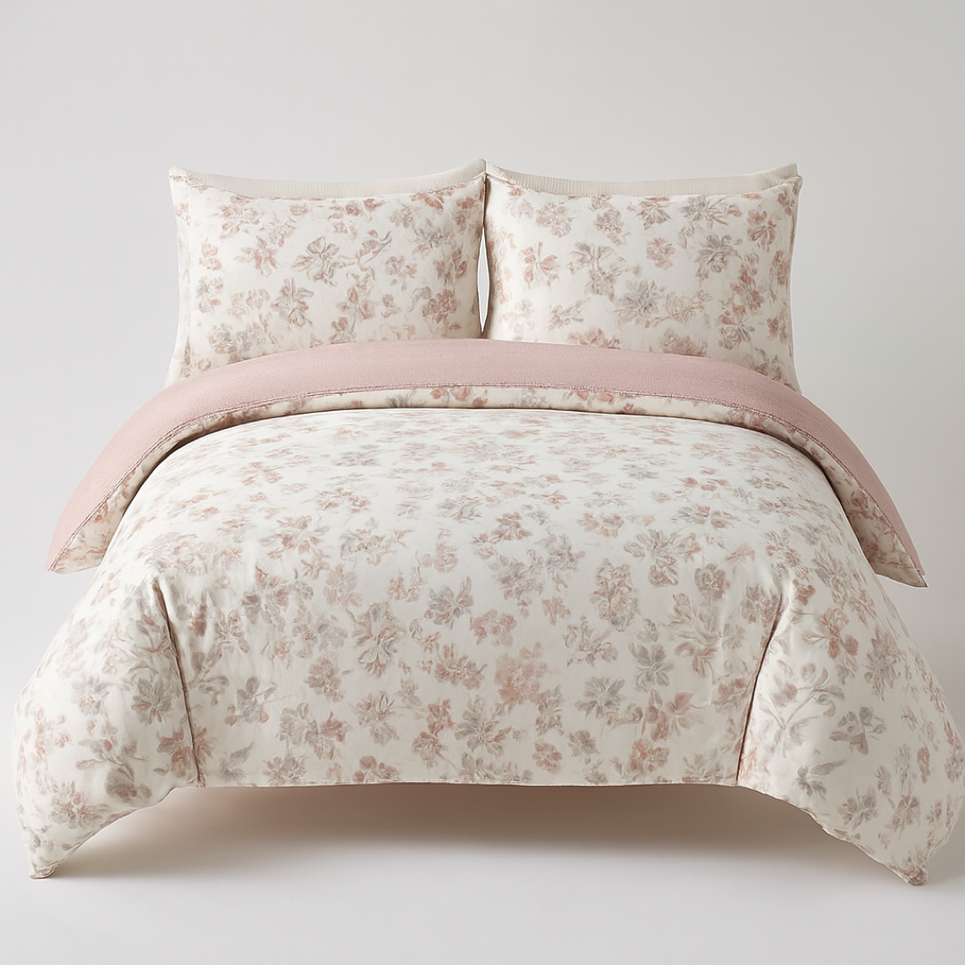 Botanical Cotton Bedding Set for Cooler Sleep