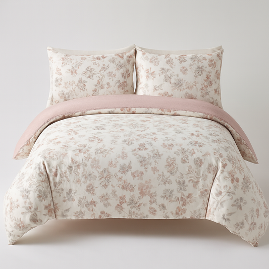 Botanical Cotton Bedding Set for Cooler Sleep