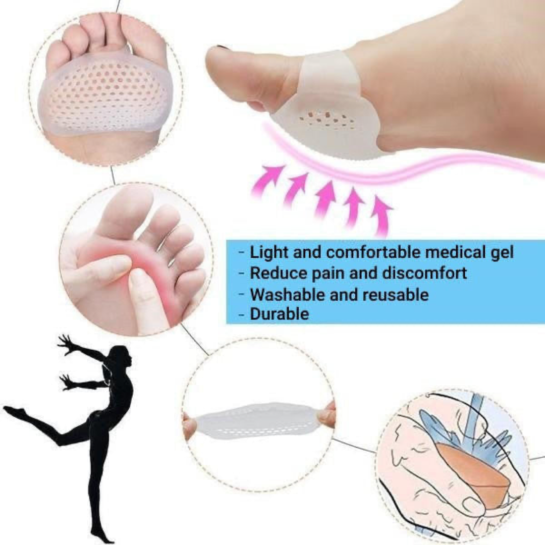 Ventilated Metatarsal Pads for Pressure Relief