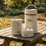 Stackable Insulated Lunch Box for Warm Meals