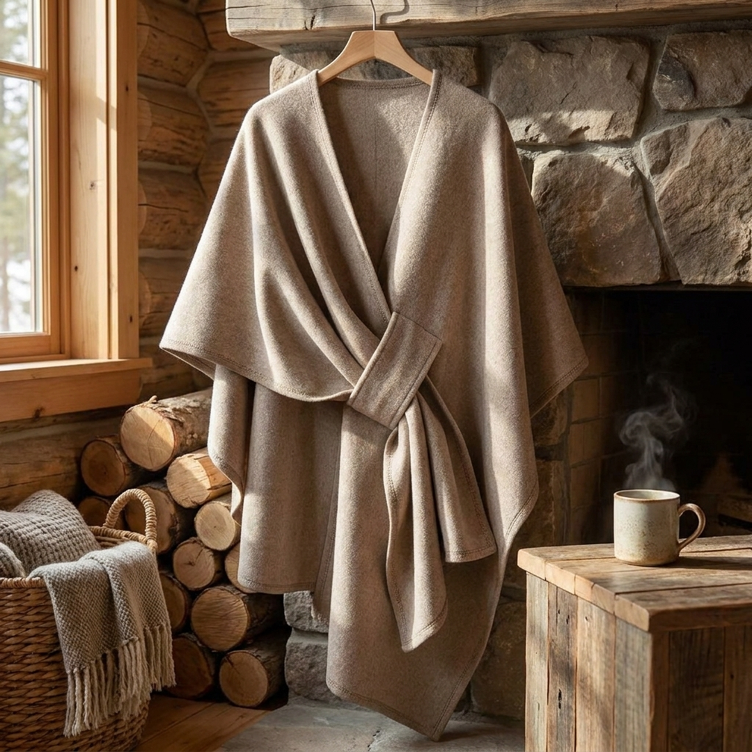 Convertible Poncho Wrap for Effortless Layering