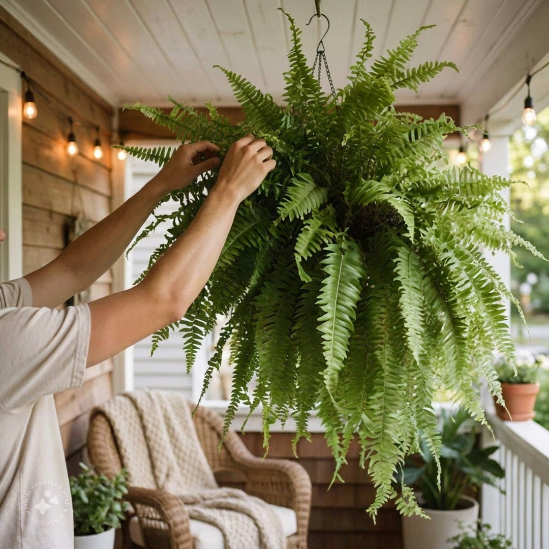 Artificial Boston Fern for Effortless Greenery