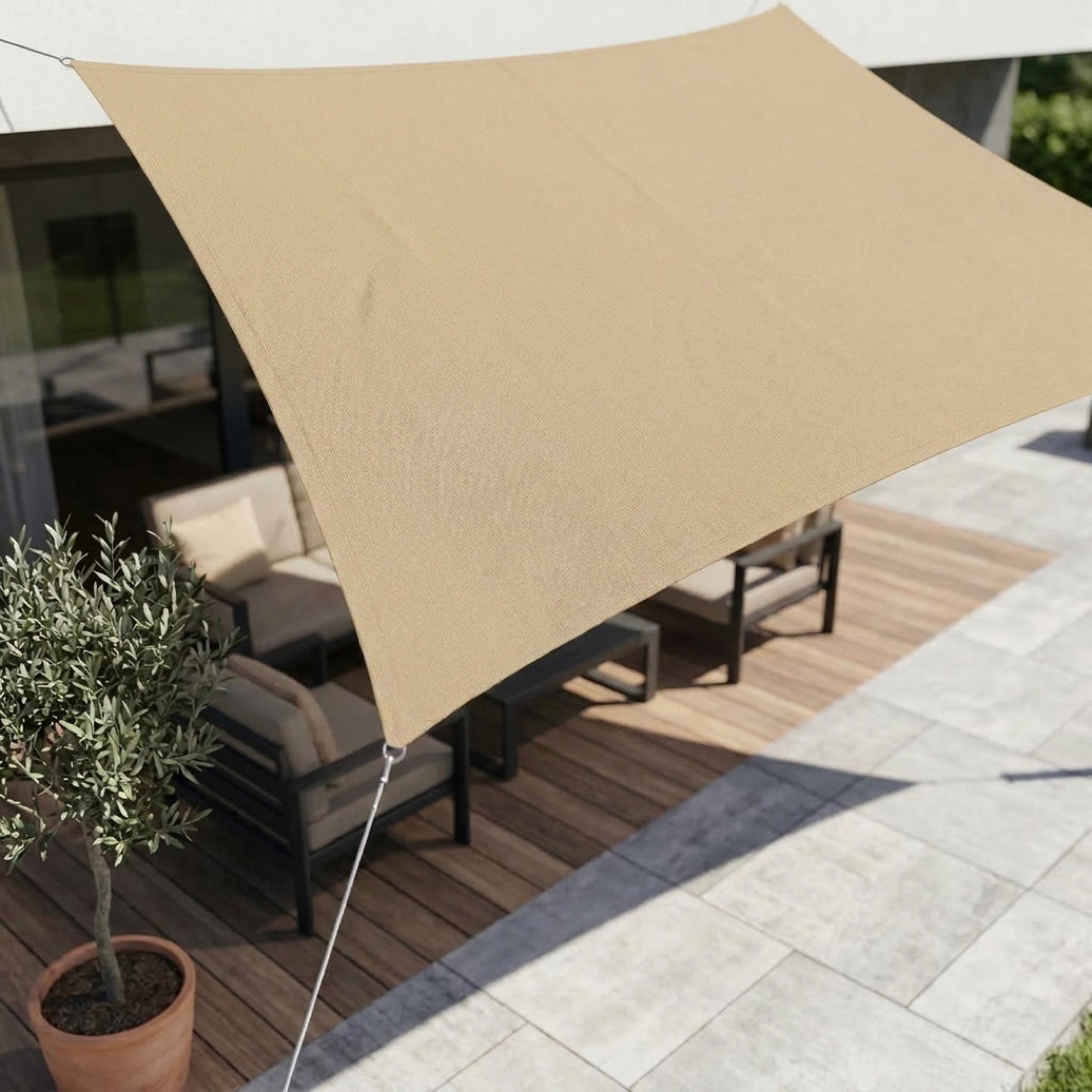 Waterproof Shade Sail for All-Weather Comfort