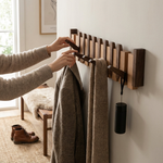 Piano Key Wall Rack for Clutter-Free Entryways