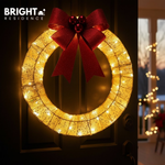 LED Christmas Wreath For A Warm Festive Glow