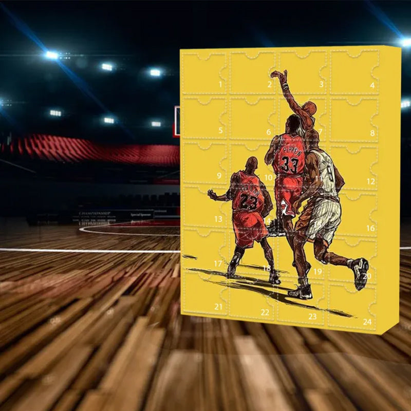 NBA Advent Table With Daily Fan Surprises