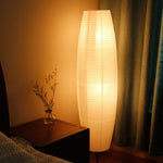 Rice Paper Column Floor Lamp For Soft Glow